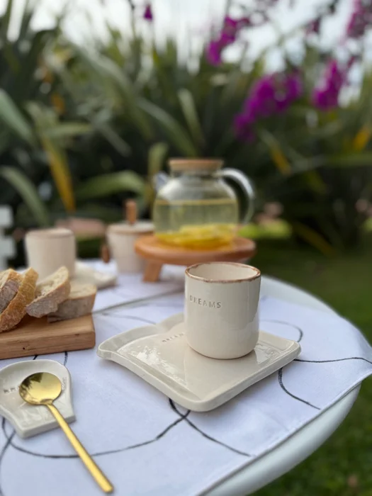 Set vaso y plato tostada en cerámica - Decoración, Uruguay | Dreams On Time, vista 10