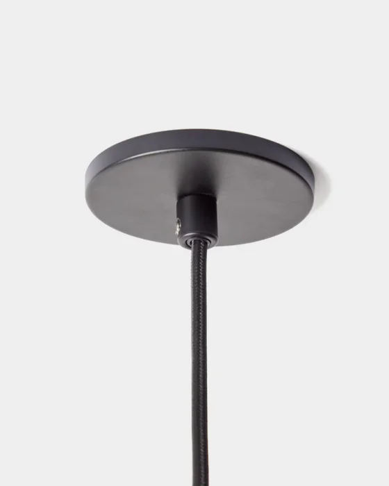 Lámpara de techo Idela de cristal ahumado y mármol negro Ø26 cm en Negro - Lámparas colgantes, Uruguay | Kavehome, vista 4
