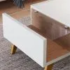 Mesa De Living 1 Cajon Rieles Metalicos Estante De Vidrio - Mesas de living, Uruguay | Soy Hogar, vista 2 de 10
