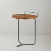 MESA APOYO - ROBLE CLARO - PATA GRAFITO en Madera natural - Mesas de living, Uruguay | Champagne Home, vista 5 de 5