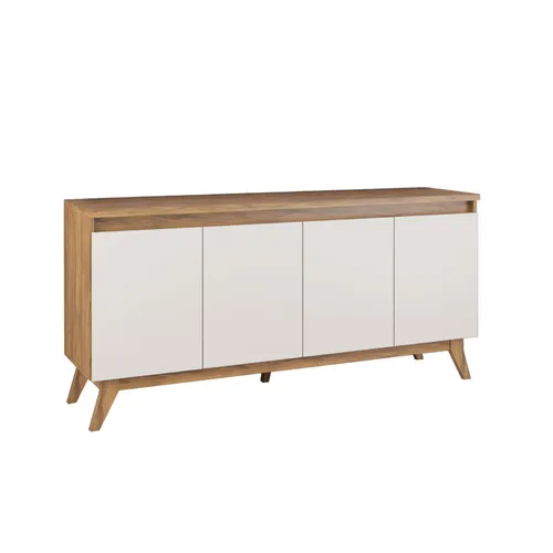 Aparador Mueble Buffet Bargueño Living Comedor en Off-white - Aparadores y recibidores, Uruguay | Muebles Express