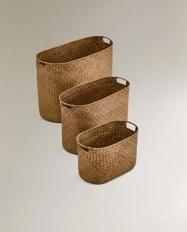 CESTA OVALADA ASAS - Canastos, Uruguay | Zara Home, vista 3