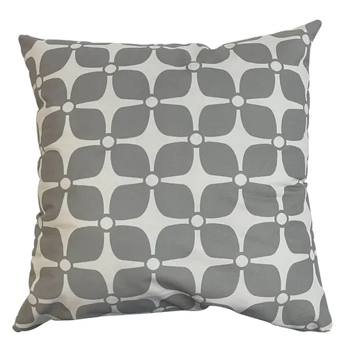 Almohadón estampado Estrella - gris/blanco - Decoración, Uruguay | Concetto Casa