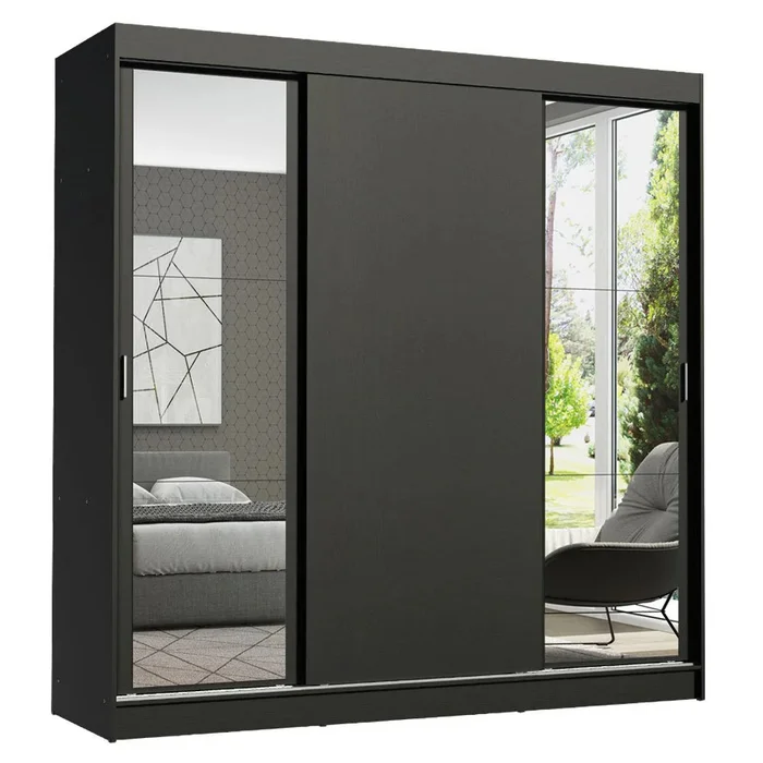 Ropero Placard Matrimonial Reno 180CM Pareja con 2 Espejos 3 Puertas C en Multicolor - Roperos y placares, Uruguay | Balton, vista 8