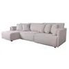 Sofá C/chaise Más De 4 Cuerpos Tela Natural-beige Amalfi Beige en Beige - Sillones y sofás, Uruguay | Divino, vista 3 de 6
