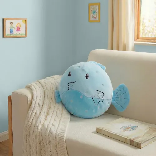 Almohadón Forma de Pez Globo - Textiles, Uruguay | Arredo