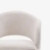 Silla Maina de chenilla beige y patas de acero con acabado beige FSC Mix Credit en Beige - Sillas, Uruguay | Kavehome, vista 6 de 10