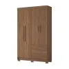 Ropero 4 Puertas 2 Cajones Y 5 Estantes en JATOBA - Sillones y sofás, Uruguay | Soy Hogar, vista 3 de 6