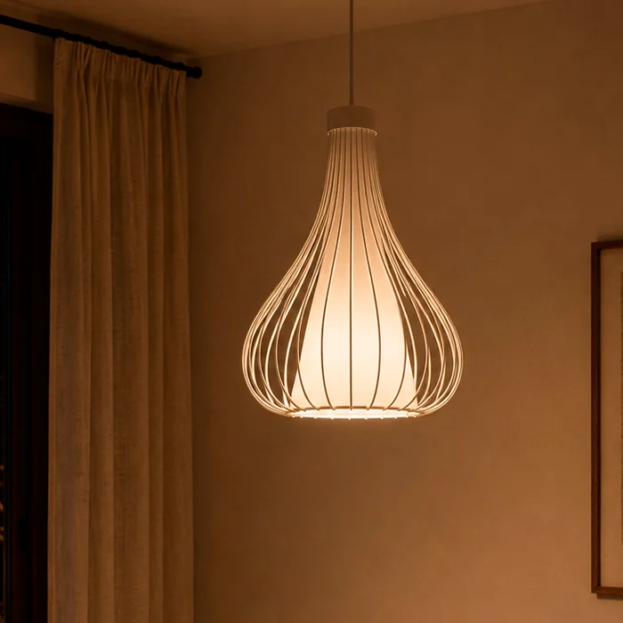 Lámpara blanca de techo Moma en Blanco - Lámparas colgantes, Uruguay | Alta Gracia Deco, vista 3