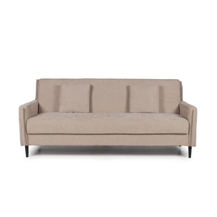 Sofá Cama Calma - Tela Microfibra - 130 (Beige) en Beige - Sillones y sofás, Uruguay | Nyr, vista 4