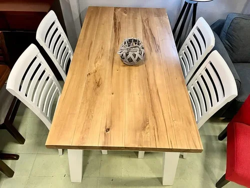 Juego Comedor 4 Sillas Madera Maciza Holandesa 140x85 Ozark A Eleccion en A Eleccion - Mesas de comedor, Uruguay | Ozark Home, vista 8
