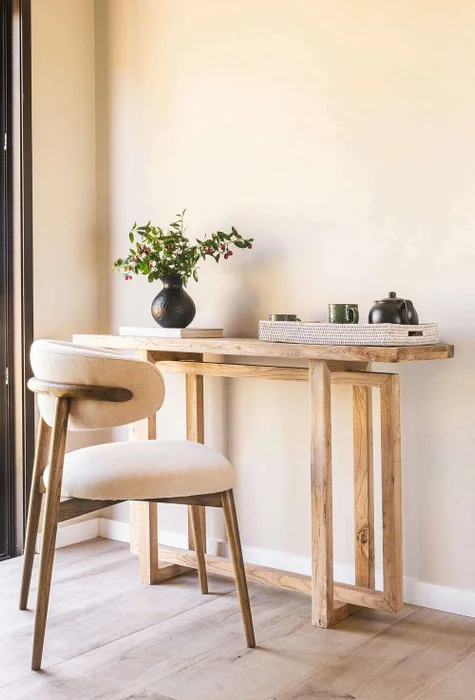 MESA DE ARRIMO / CONSOLA GEO - OLMO - 1.20 MTS en Madera natural - Bibliotecas, Uruguay | La Iberica, vista 23