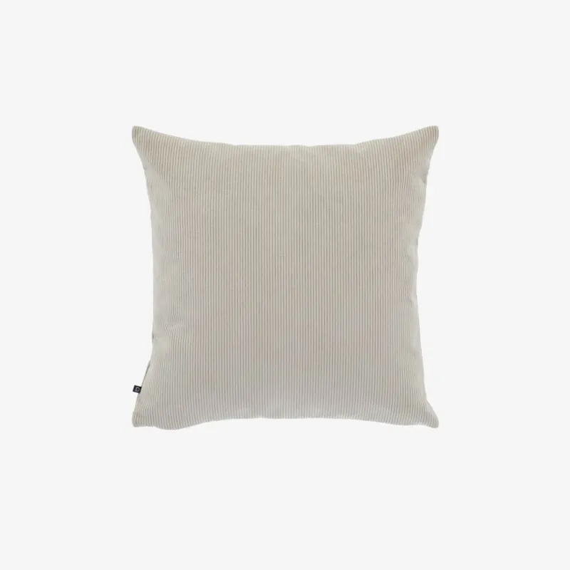 Almohadón Namie 45 x 45 cm pana - topo en Topo - Textiles, Uruguay | Kavehome