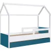 Cama Infantil Estilo Montessori con Marinera Azul - Dormitorio, Uruguay | RM Muebles y Deco, vista 4 de 5