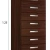 Comodas Cajoneras 7 Cajones Dormitorio Negro 078 en Negro - Cómodas, Uruguay | Soy Hogar, vista 3