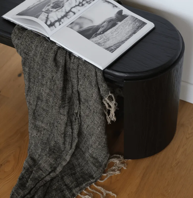 THROW RUSTICO LINO - Textiles, Uruguay | Masinfinito Casa