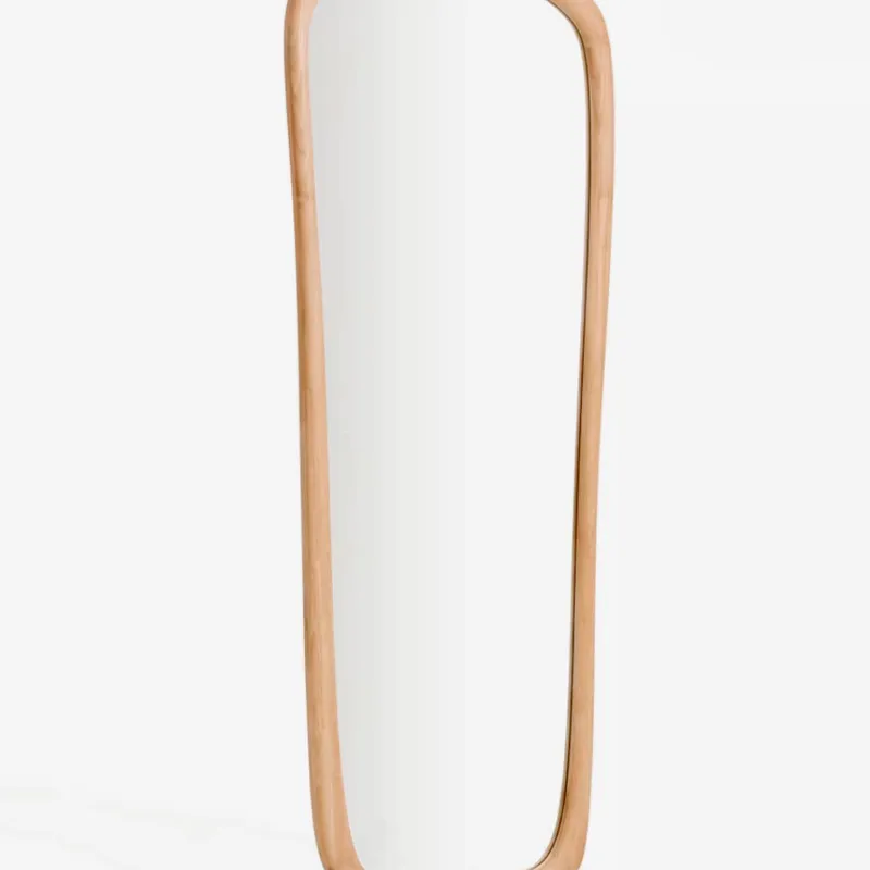 Espejo Alura de madera de teca - 158 x 61 cm FSC en Marrón - Espejos, Uruguay | Kavehome