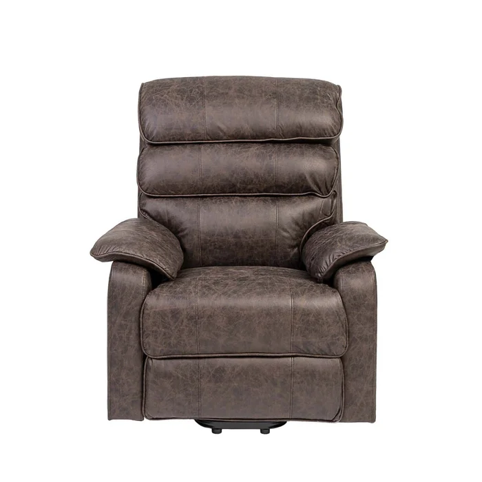 Recliner C/lift Pu Marron Alfa en Marrón - Sillones y sofás, Uruguay | Divino, vista 2