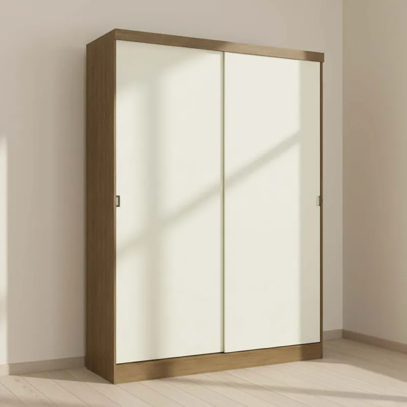 Placard Ropero 2 Puertas Mdf-y-mdp Marron J563 en Multicolor - Roperos y placares, Uruguay | Divino
