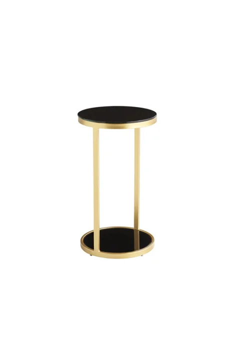 MESA LATERAL 46200 GOLD 28DIAMX51H en Negro - Mesas de arrimo, Uruguay | Vinibel