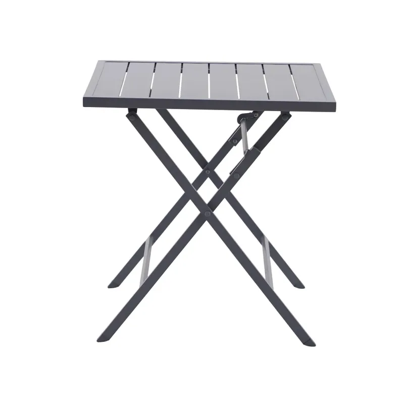 Mesa Xara II plegable gris oscuro en Gris - Muebles para el exterior, Uruguay | Naterial Uruguay