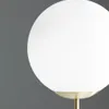 Luminaria de pie Mahala de acero y cristal glaseado en Dorado - Lámparas de pie, Uruguay | Kavehome, vista 4 de 5