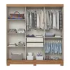 Placard 3 Puertas Mdf-y-mdp Blanco B376 en Blanco - Roperos y placares, Uruguay | Divino, vista 2 de 3