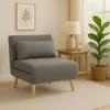 Sillon cama Trifold 1 cuerpo - Gris en Gris, Uruguay | La Cueva Muebles, vista 13 de 18