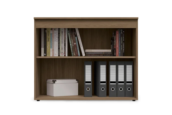Biblioteca Armario Bajo 2 Puertas Frame Munich 91cm. F206 en Madera natural - Bibliotecas, Uruguay | Balton