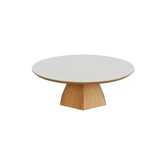 Mesa Ratona 90CM Carla - 100% MDF en Gris - Mesas de living, Uruguay | Balton, vista 3