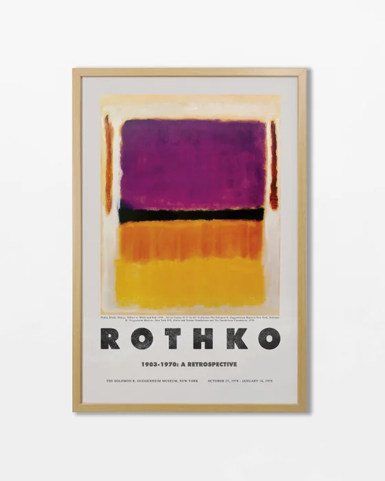 Rothko - A retrospective en Multicolor - Láminas, Uruguay | La Cuadrería