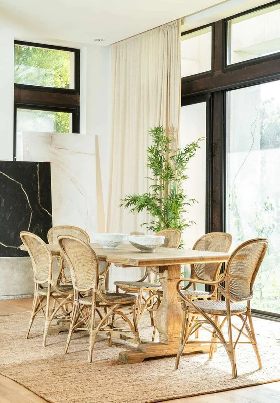 MESA COMEDOR DE OLMO ISABEL - 2.00 X 1.00 MTS en Madera natural - Mesas de comedor, Uruguay | La Iberica, vista 13