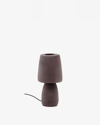 Lámpara de mesa Tandy de terracota marrón en Marrón - Lámparas de mesa, Uruguay | Kavehome