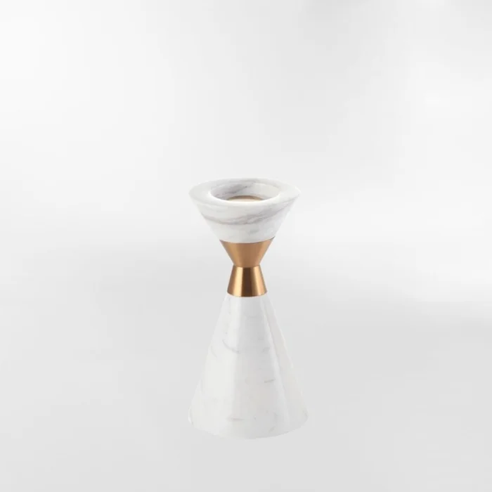 PORTA VELA GOLD Blanco Small en Blanco - Decoración, Uruguay | Viasono, vista 2