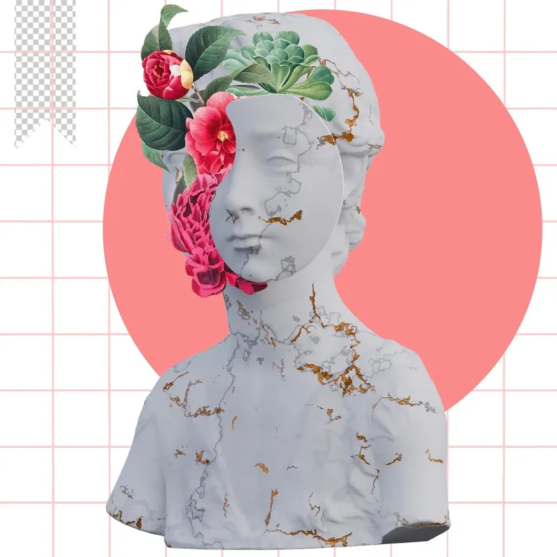 Escultura floral en Blanco - Láminas, Uruguay | Mara Estudio