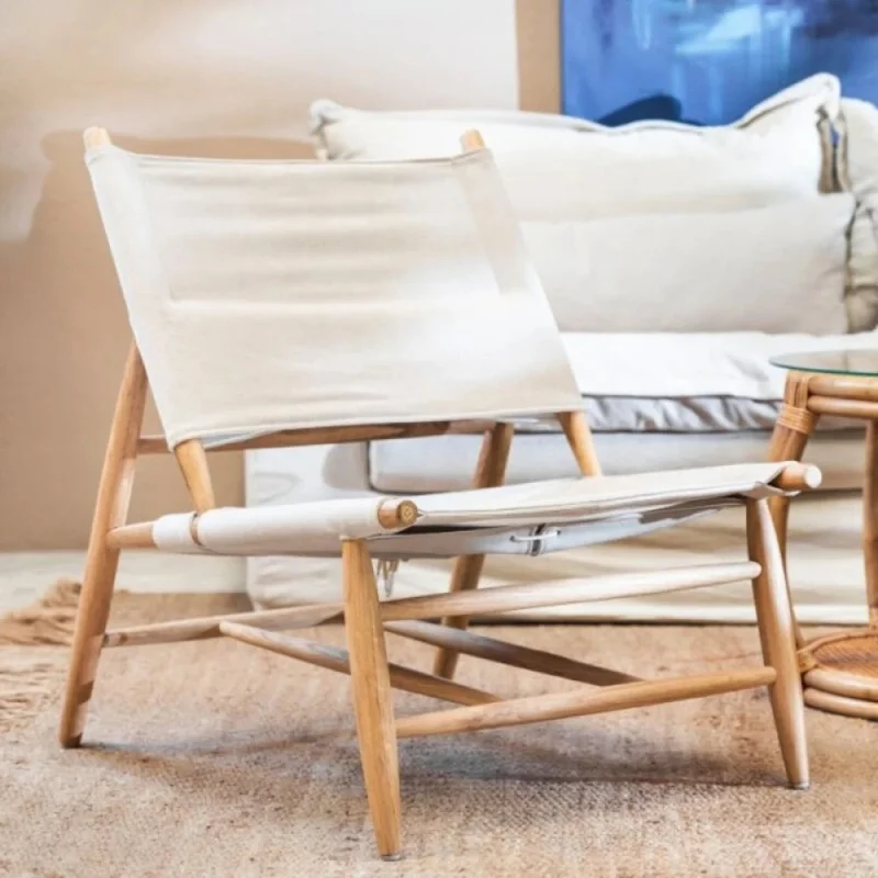 Butaca - madera de Roble - Beige en Beige - Sillones y sofás, Uruguay | Ecowood, vista 3