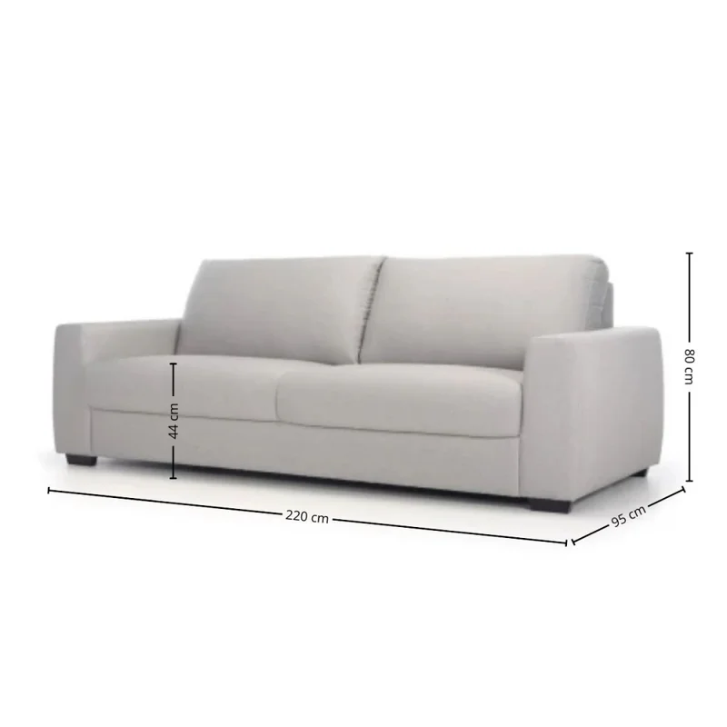 Sofá Juno - Tela Aquaclean - 3 cuerpos - A fabricar en Patrón - Sillones y sofás, Uruguay | NYR, vista 3