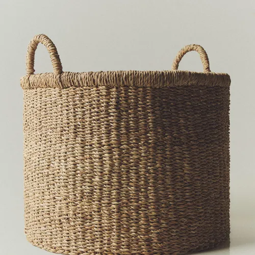 CESTA SEAGRASS CON ASAS GRANDE - Canastos, Uruguay | Zara Home
