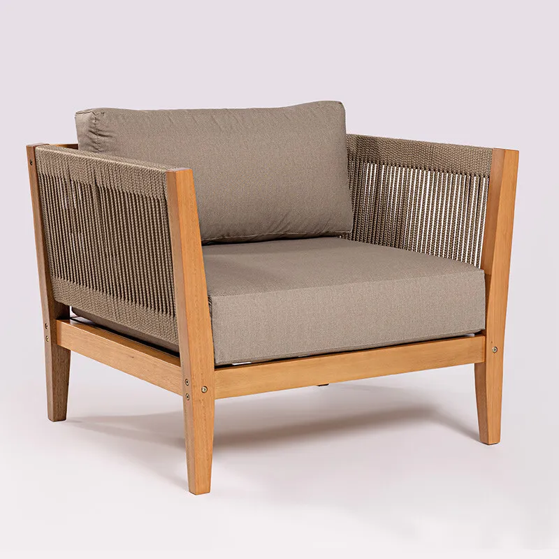 POLTRONA CANNES CUERDA RAMI Y ACQUABLOCK FENDI 86x74x66CM JATOBA - Muebles para el exterior, Uruguay | Vinibel