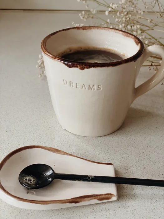 Taza + apoya cucharita en Beige - Decoración, Uruguay | Dreams On Time, vista 8