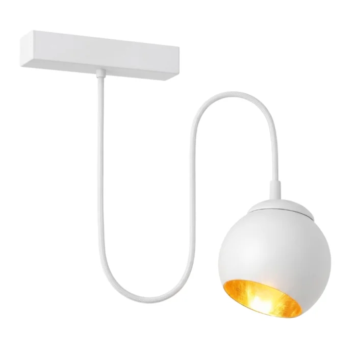 Colgante LED Circular Magnético G2 6W Blanco en Negro - Lámparas colgantes, Uruguay | Serlux, vista 2