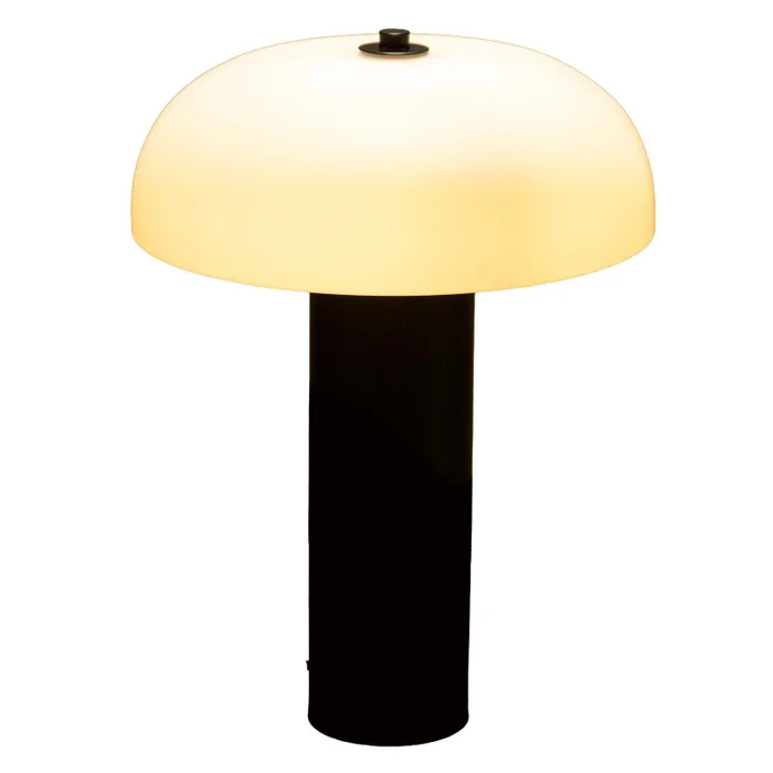 Metal y vidrio Negro Lámpara de mesa ml en Multicolor - Lámparas de mesa, Uruguay | Le Blanc, vista 2
