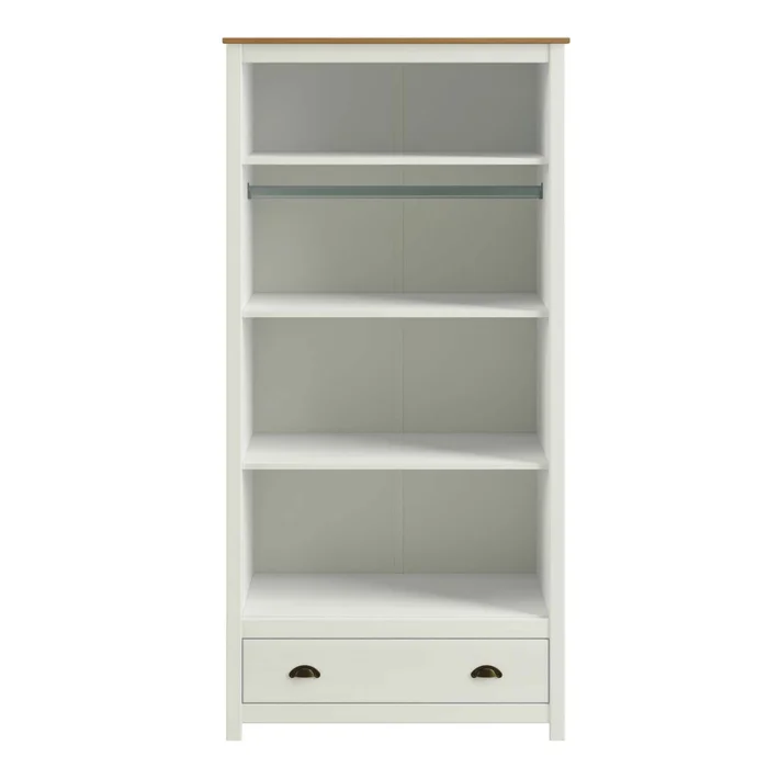Placard Ropero 2 Puertas Madera Natural-beige Topazio en Blanco - Roperos y placares, Uruguay | Divino, vista 4