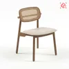 Silla De Comedor Rattan-y-madera Natural-beige Danielle en Madera natural - Sillas, Uruguay | Divino, vista 4 de 4