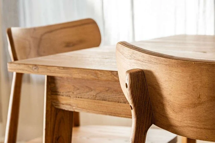 MESA COMEDOR NORDICA EXTENSIBLE - 1.80 A 2.30 MTS en Madera natural - Mesas de comedor, Uruguay | La Iberica, vista 6