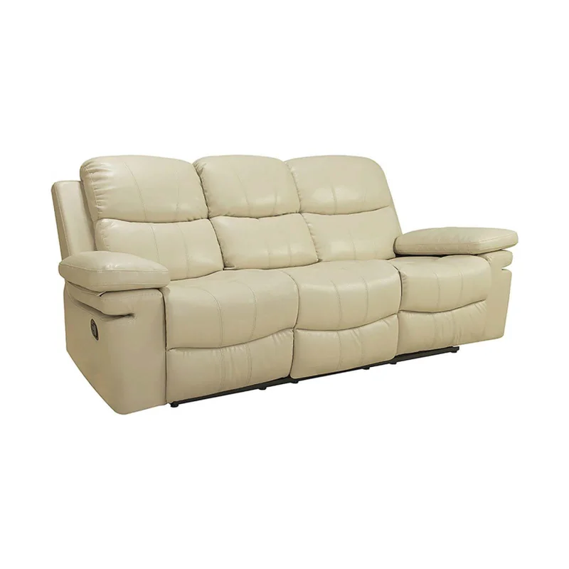 Sillón Reclinable 3 Cuerpos Pu Natural-beige Mr2138 Cream en Beige - Sillones y sofás, Uruguay | Divino, vista 5
