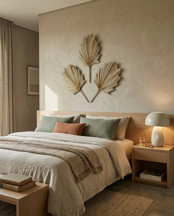 Hoja Modelo Palma en Madera natural - Decoración de pared, Uruguay | Indrana, vista 4