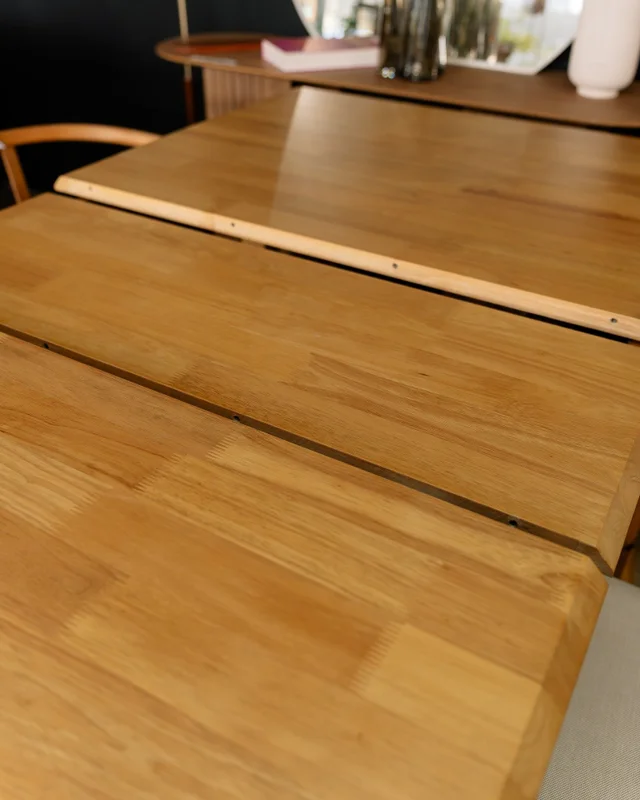 Mesa de Comedor Extensible Madera Natural - Inari en Madera natural - Mesas de comedor, Uruguay | Berna Home, vista 6