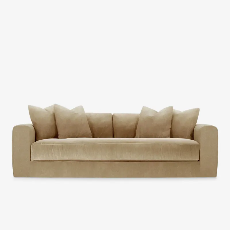 Sofá tapizado Luis en Beige - Sillones y sofás, Uruguay | Pieza Clave