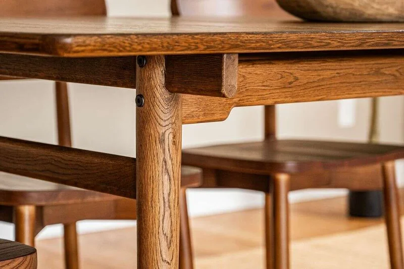 MESA COMEDOR MILANO - ROBLE - 1.90 X 0.90 MTS en Marrón - Mesas de comedor, Uruguay | La Iberica, vista 7